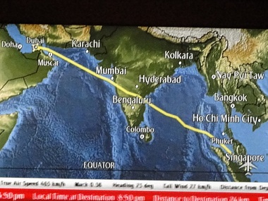Route for this last flight