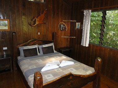 Our room at Rainforest Hideaway