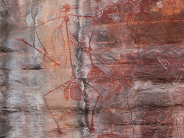 Aboriginal paintings in Ubirr
