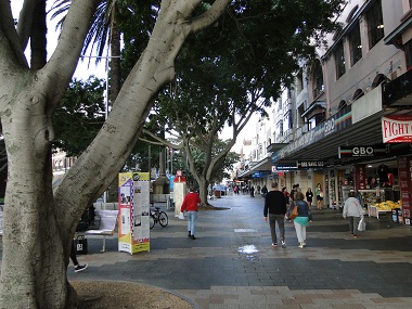 Calle Corso en Manly