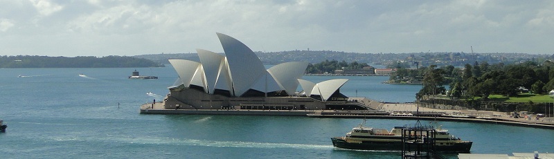 Opera House view from Harbour Bridge