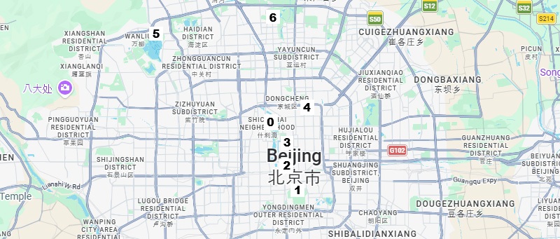 Map of Beijing
