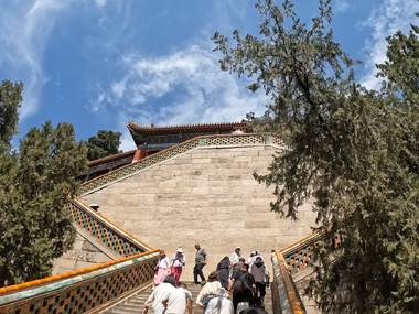 First part of stairs at the Summer Palace