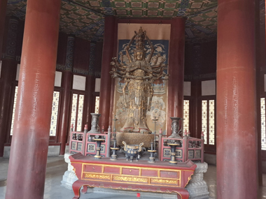 Buddha in the tower of the Summer Palace