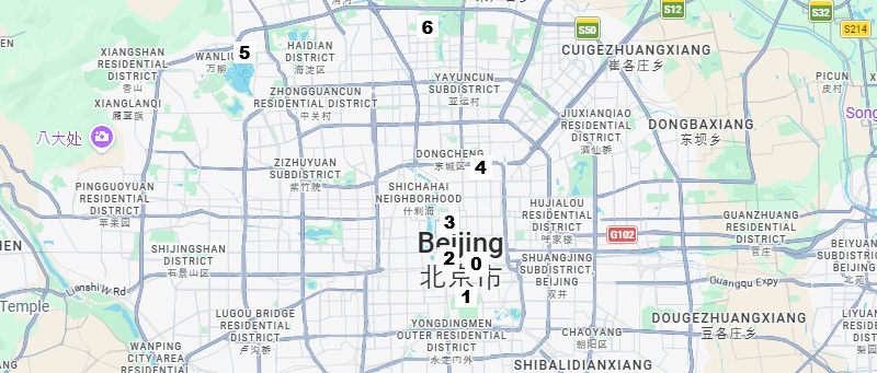 Map of Beijing