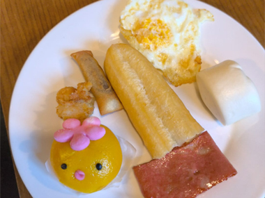 Our breakfast at Hotel Nostalgia