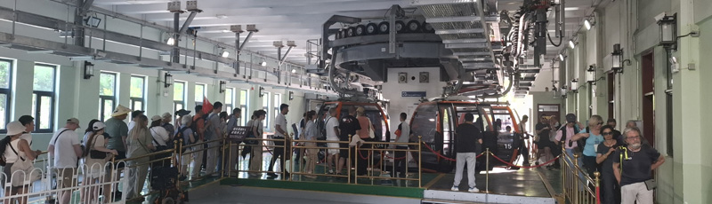 Mutianyu's cable car