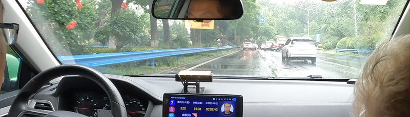 On the taxi back to Xi'an