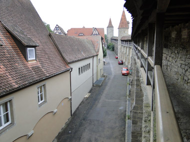 Rothenburg ob der Tauber walls