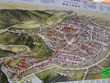 Plano de Rothenburg ob der Tauber