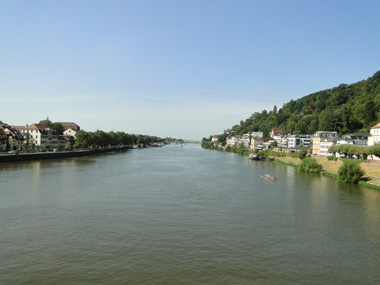 Neckar River by Heidelberg