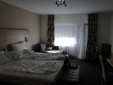 Nuestra habitacin en el Hotel Alemannenhof