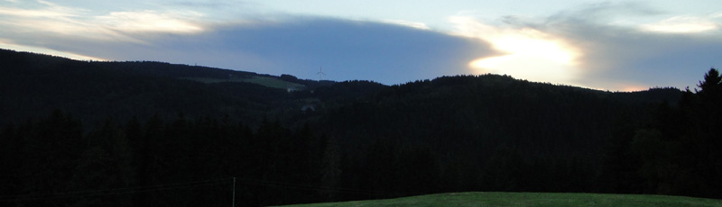 Sunset in Black Forest
