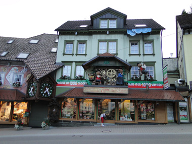 Cuckoo clock store in Triberg