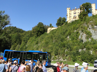 Autobuses al Castillo de Neuschwanstein