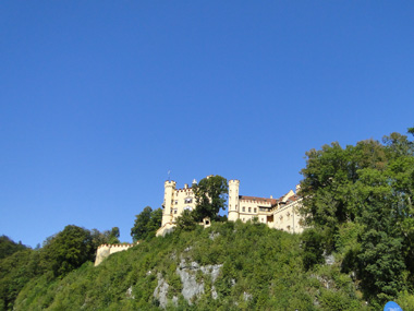 Vista del castillo Hohenschwangau