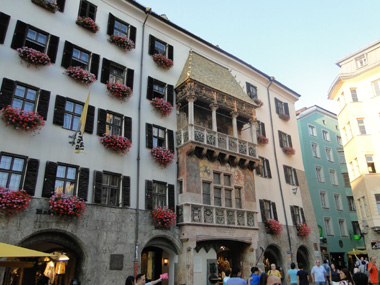 Tejadillo dorado en Innsbruck