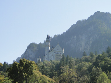 Vista del castillo Nueschwanstein