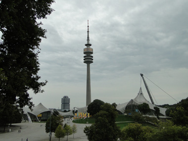 Olympiapark view from Olympic Stadium