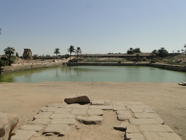 Sacred lake in Karnak
