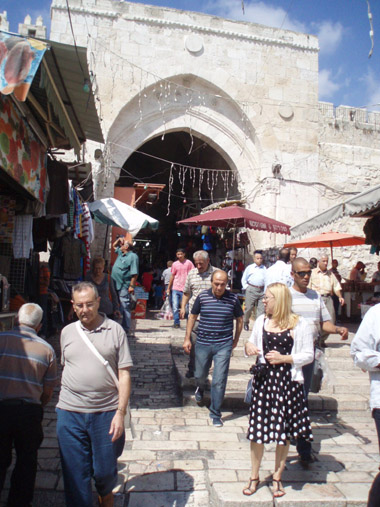 Arab market after Damascus Gate