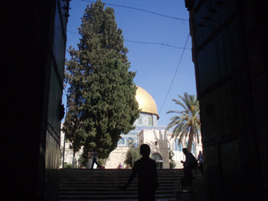 Dome of the Rock from the door