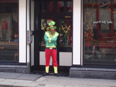 Leprechaun in Grafton Street