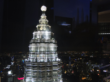 Vista desde el piso 86 de las Torres Petronas