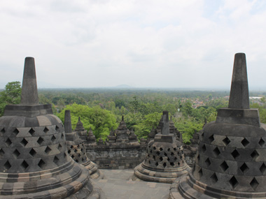 Cima del Templo Borobudur