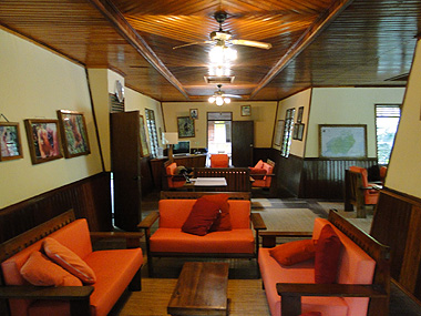 Lobby del Rimba Lodge