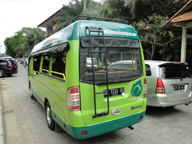 Monkey Forest free bus