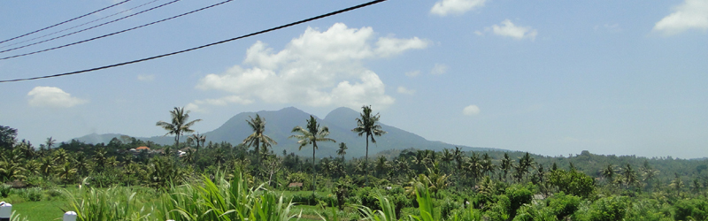 Paisaje de la Costa Este de Bali