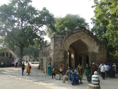 Entrance to Qutb archaeologycal area