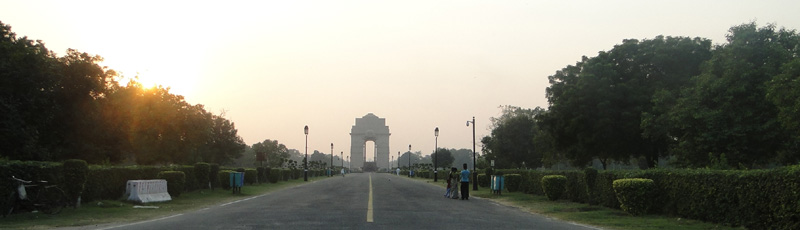 Vista de la Indian Gate