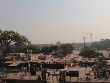 Vistas de Old Delhi desde Jama Masjid