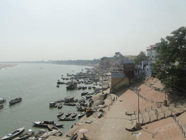 Ganges views from Alka Hotel