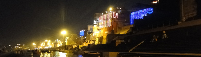 Diwali night in Varanasi