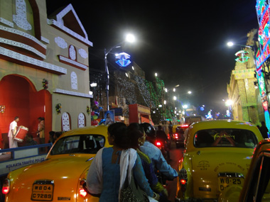 Celebraciones en las calles de Kolkata