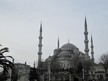 Going away from Blue Mosque