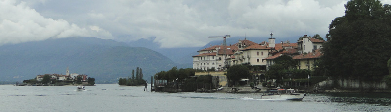 Arriving at Isola Bella by ferry