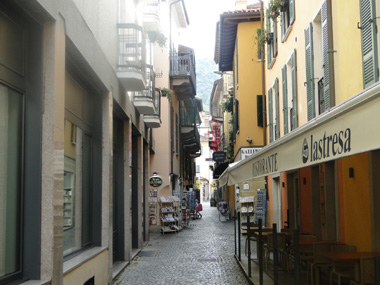 Streets of Stresa's Town Center
