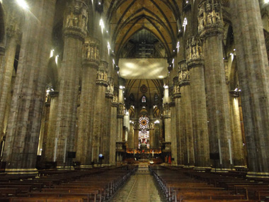 Inside of Cathedral of Milan