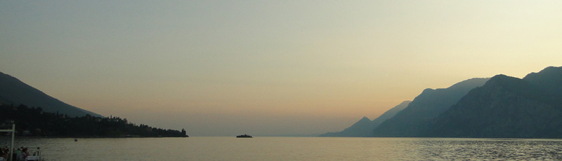 Atardecer en el Lago di Garda