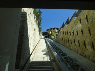 Cable car to San Pietro's Castle