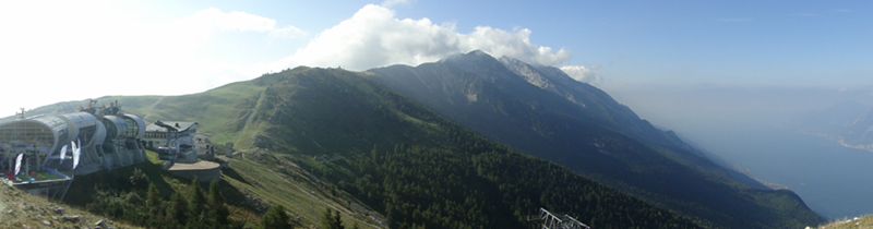 View from the top of Mount Baldo