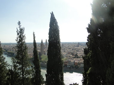 Vistas de Verona desde el Castillo