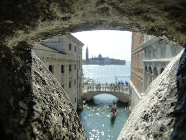 View from Bridge of Sighs
