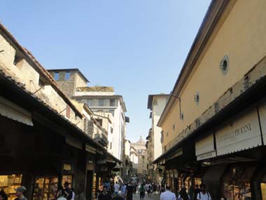 Inside the Ponte Vecchio