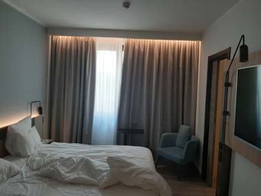 Our room at Novotel Parma Centro