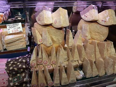 Parma's cheeses